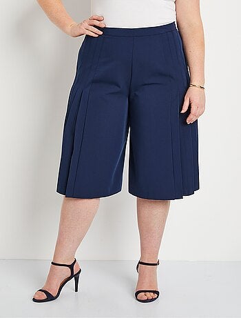Jupe-culotte ample longue ceinture semi élastiquée