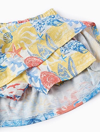 Jupe-culotte avec Motif