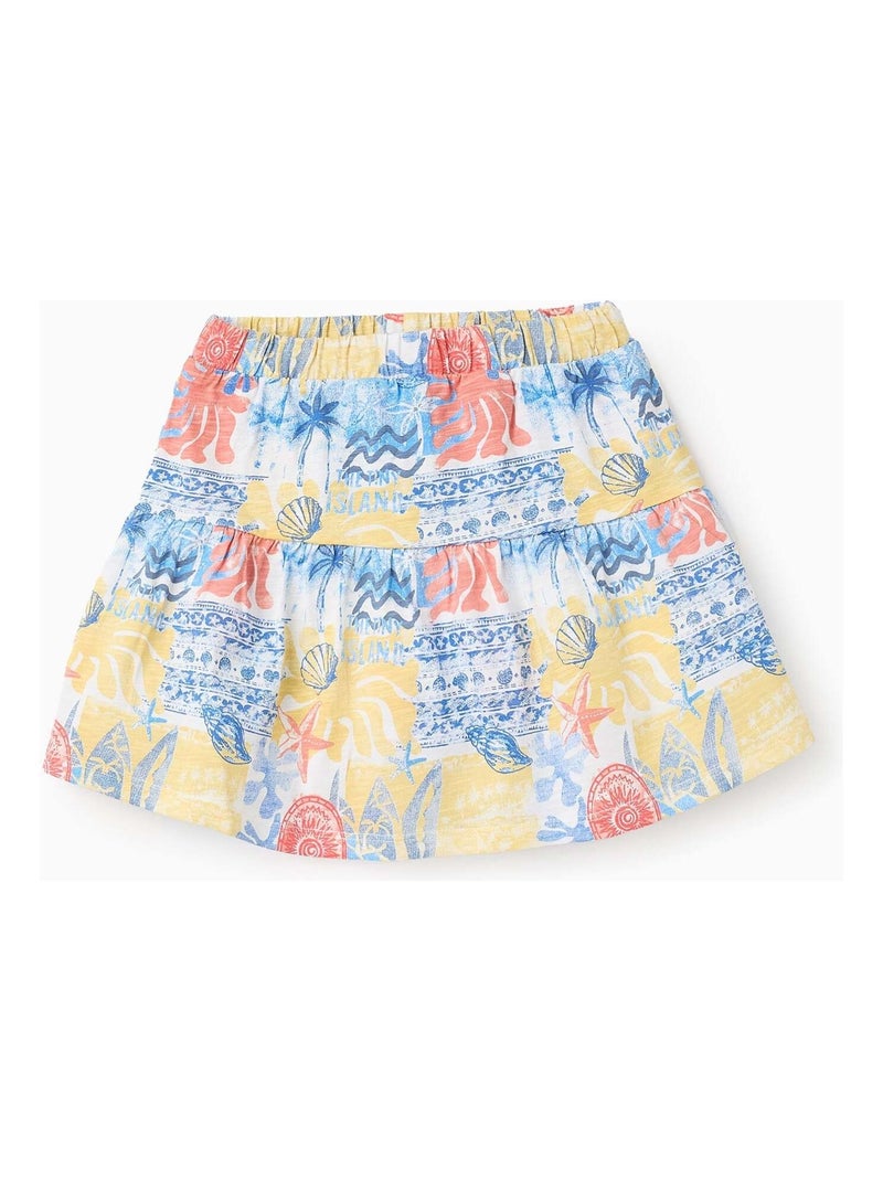 Jupe-culotte avec Motif Bleu - Kiabi