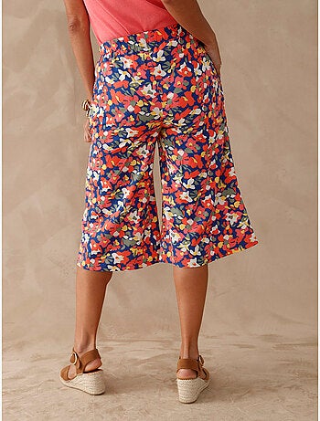 Jupe-culotte élastiquée