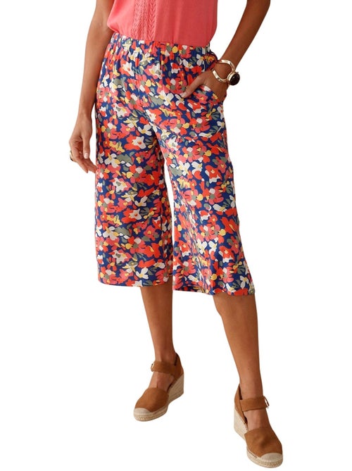 Jupe-culotte élastiquée - Kiabi