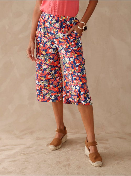 Jupe-culotte élastiquée - Kiabi