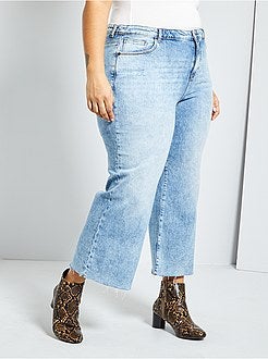 Jupe culotte en jean - Kiabi