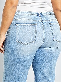 Jupe culotte en jean - Kiabi