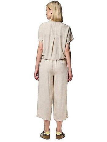 Jupe-culotte en lin mélangé Pieces Pia