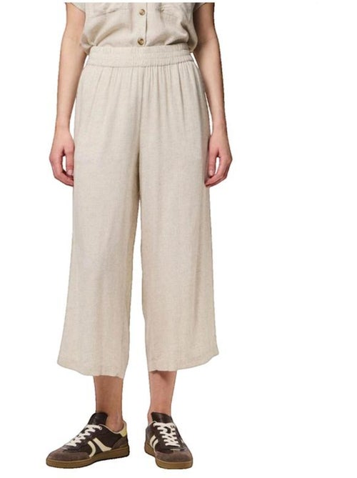 Jupe-culotte en lin mélangé Pieces Pia - Kiabi