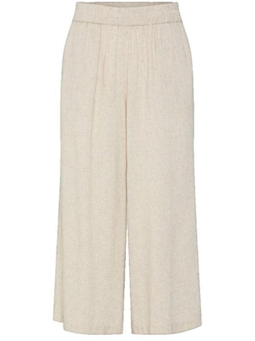 Jupe-culotte en lin mélangé Pieces Pia - Kiabi