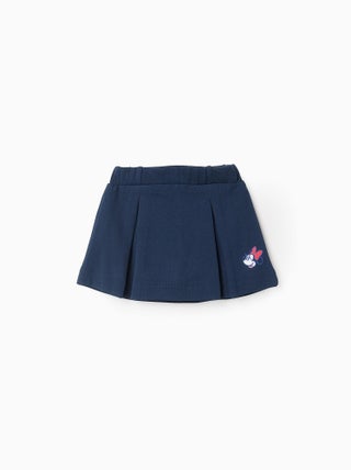 Jupe-culotte en Piqué de Coton Minnie