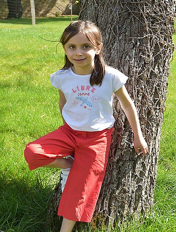 JUPE CULOTTE GEROMINE POPELINE ENFANT