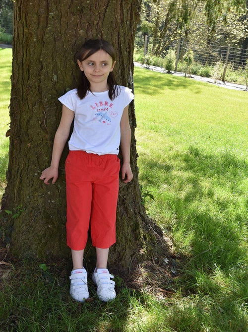 JUPE CULOTTE GEROMINE POPELINE ENFANT - Kiabi