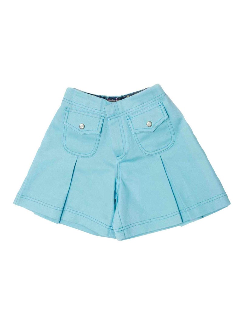 Jupe Culotte Intersaison      Calamity Jane - La Faute à Voltaire Bleu turquoise - Kiabi