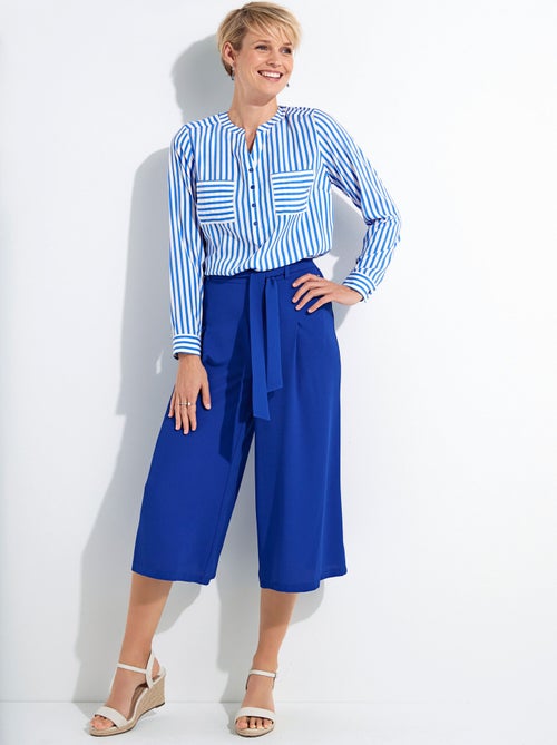 Jupe-culotte longue taille semi-élastiquée - Afibel - Kiabi