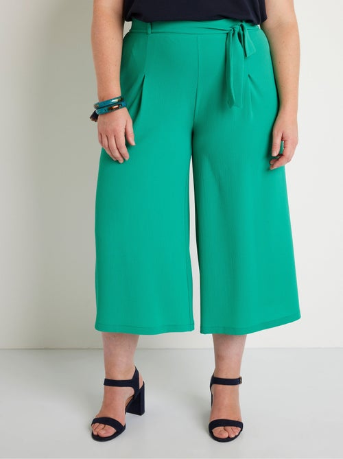 Jupe-culotte longue taille semi-élastiquée - Afibel - Kiabi