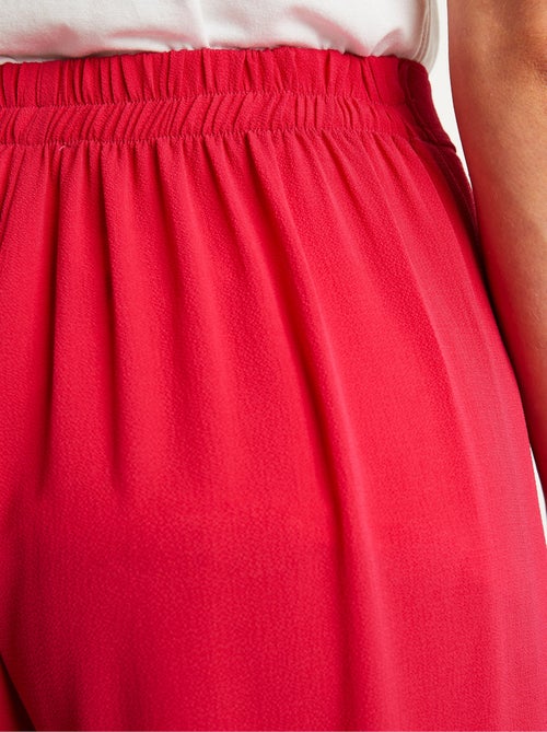 Jupe-culotte longue taille semi-élastiquée - Kiabi