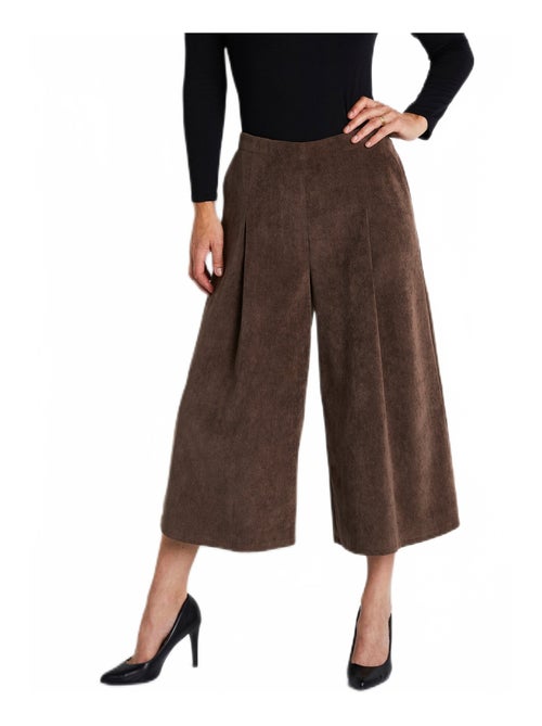 Jupe-culotte longue velours milleraies - Afibel - Kiabi
