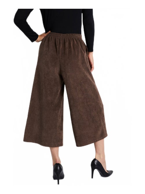 Jupe-culotte longue velours milleraies - Afibel - Kiabi