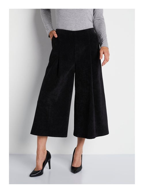 Jupe-culotte longue velours milleraies - Afibel - Kiabi
