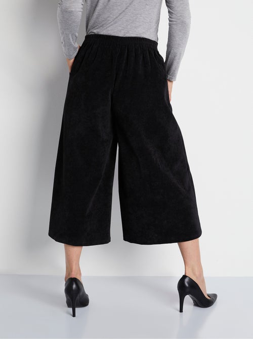 Jupe-culotte longue velours milleraies - Afibel - Kiabi
