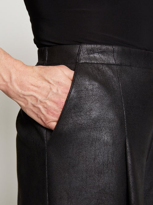 Jupe-culotte maille unie aspect peau - Kiabi