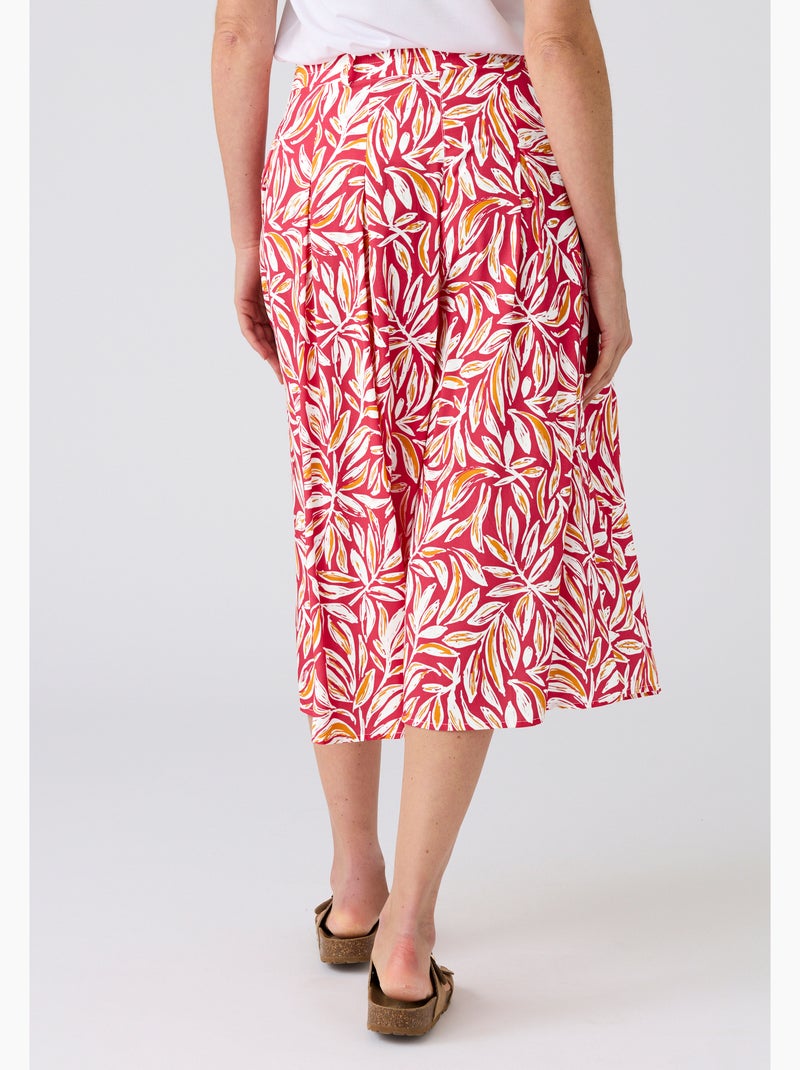 Jupe-culotte pure viscose lenzing(tm) ecovero(tm) climatyl - damart Moutarde - Kiabi