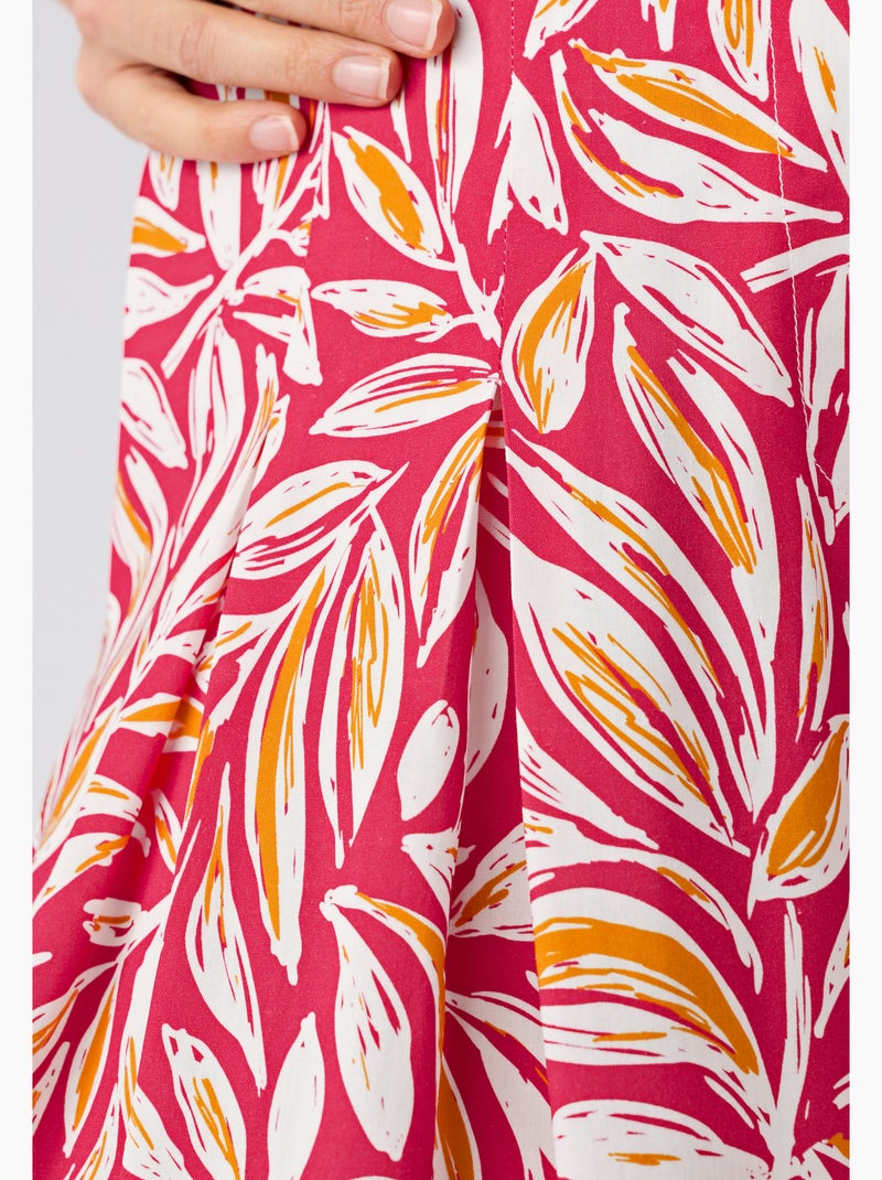 Jupe-culotte pure viscose lenzing(tm) ecovero(tm) climatyl - damart Moutarde - Kiabi