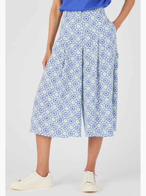 Jupe-culotte pure viscose Lenzing(TM) EcoVero(TM) Climatyl - Damart - Kiabi