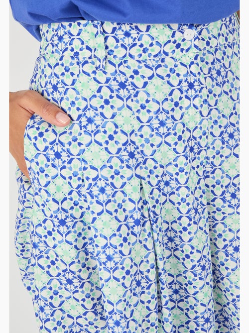 Jupe-culotte pure viscose Lenzing(TM) EcoVero(TM) Climatyl - Damart - Kiabi