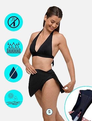 Jupe de Bain Maillot Menstruel - Femme & Ado - Flux Moyen - Aria - SORIO