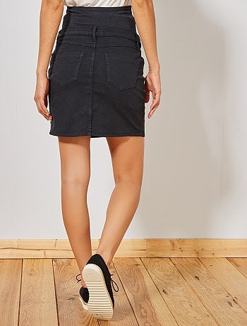 Jupe de maternité en twill - Kiabi