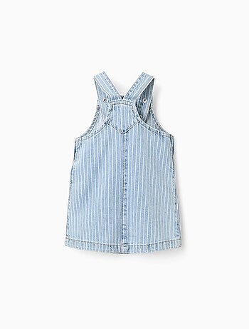 Jupe De Poitrine en Denim Rayé
