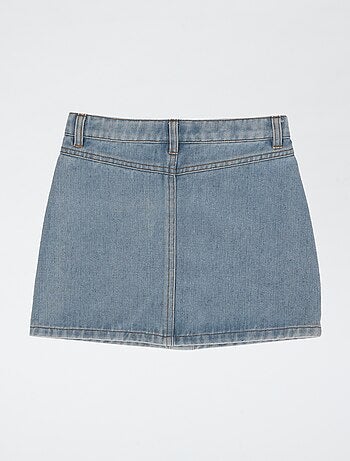 Jupe denim 'Bluey' en coton