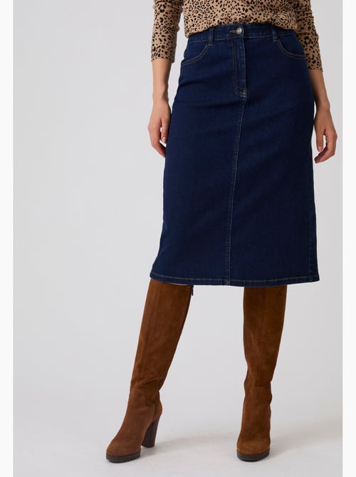 Jupe denim droite - damart - Kiabi Jupe denim droite - damart - Kiabi