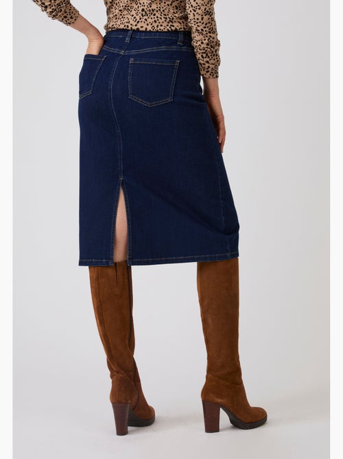 Jupe denim droite - damart - Kiabi Jupe denim droite - damart - Kiabi
