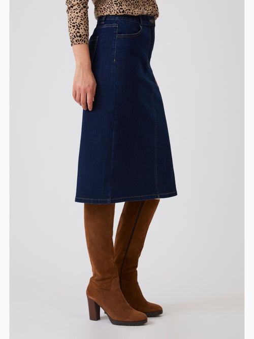 Jupe denim droite - damart - Kiabi Jupe denim droite - damart - Kiabi