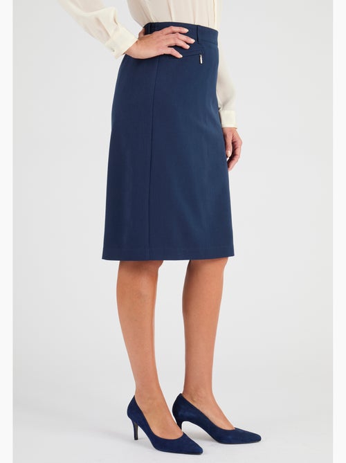 Jupe droite classique enfilable - Damart - Kiabi