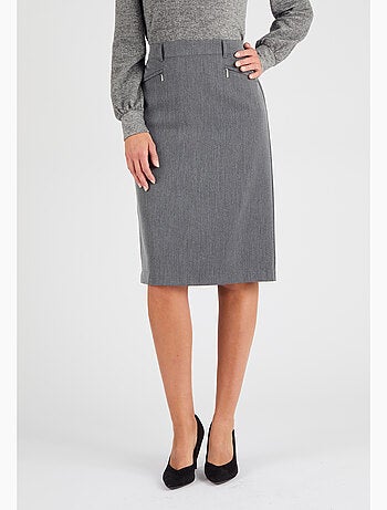 Jupe droite classique enfilable - Damart