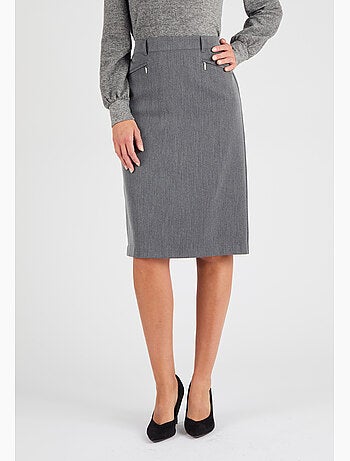 Jupe droite classique enfilable - Damart