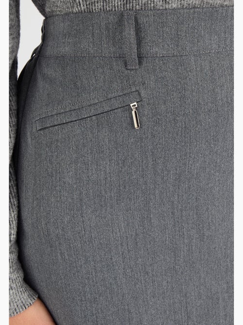 Jupe droite classique enfilable - Damart - Kiabi