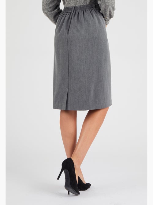 Jupe droite classique enfilable - Damart - Kiabi