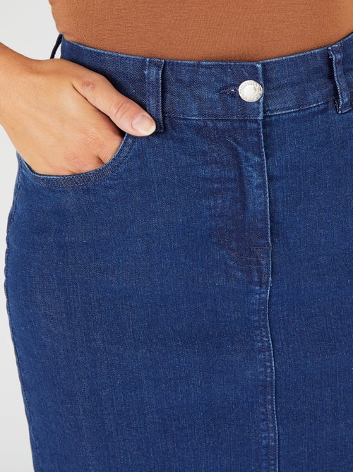 Jupe droite en jean - Damart - Kiabi