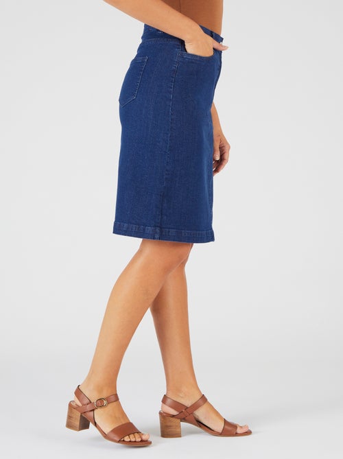 Jupe droite en jean - Damart - Kiabi
