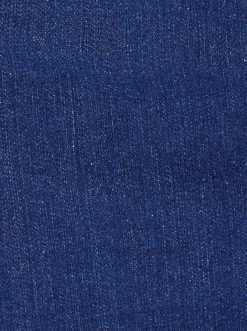 Jupe droite en jean - Damart Bleu foncé - Kiabi