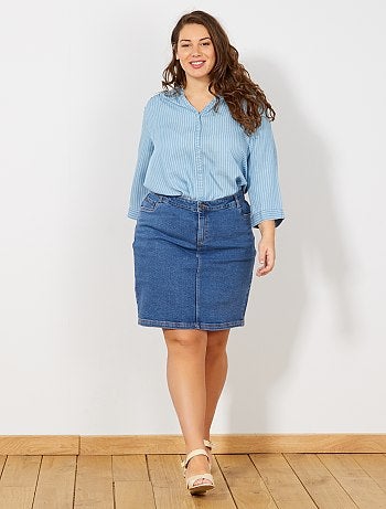 Jupe en jean Grande taille femme | Kiabi