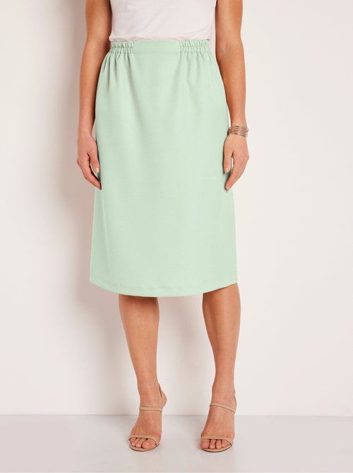 Jupe droite longue gabardine - Afibel - Kiabi