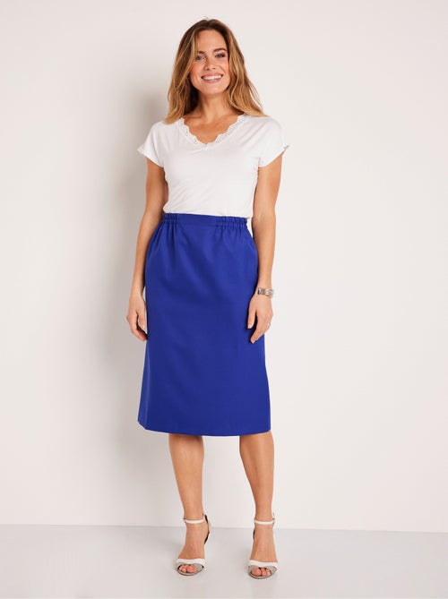 Jupe droite longue gabardine - Afibel - Kiabi