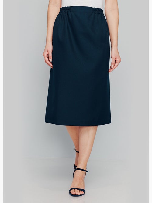 Jupe KIABI Taille 42 - Noire, Longueur 47 Cm, Polyester - Occasion Très Bon état