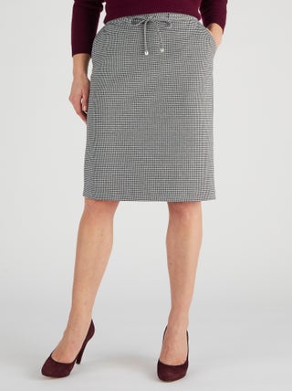 Jupe droite maille milano stretch - Damart