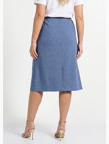 Jupe droite mi longue - Afibel