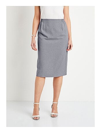 Jupe droite mi longue