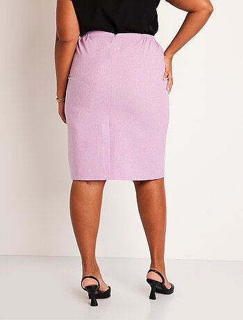 Jupe droite mi longue